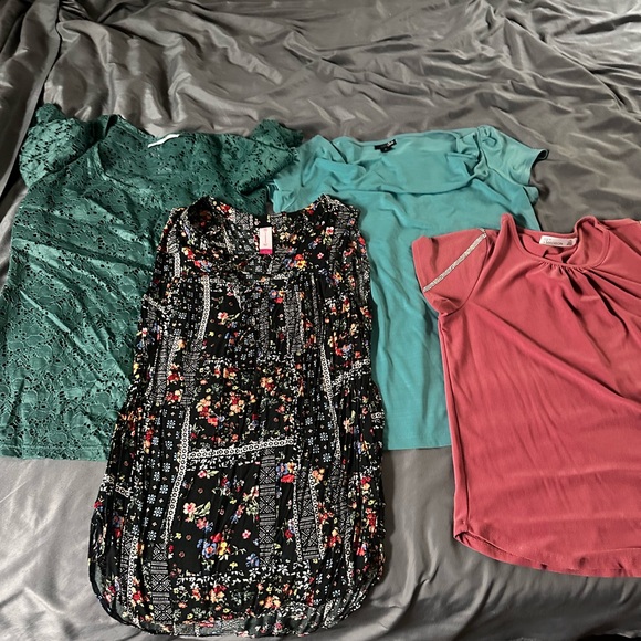 Bundle of 4 short sleeve shirts Size M - Picture 1 of 9